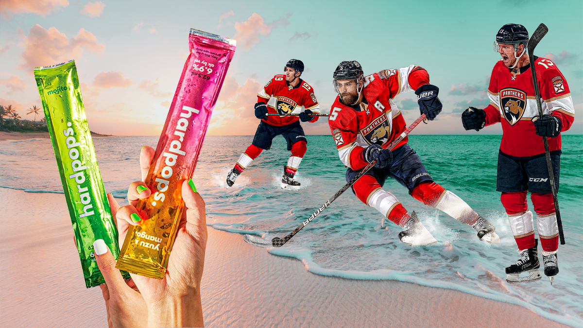Hardpops is the Official Boozy Ice Pop of The Florida Panthers